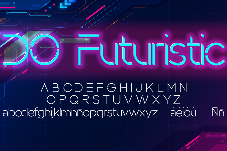 DO Futuristic Font