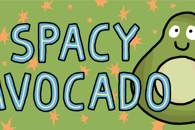 Spacy Avocado Font