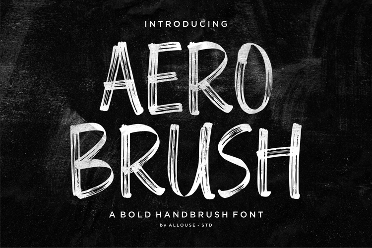 Aero Brush Font