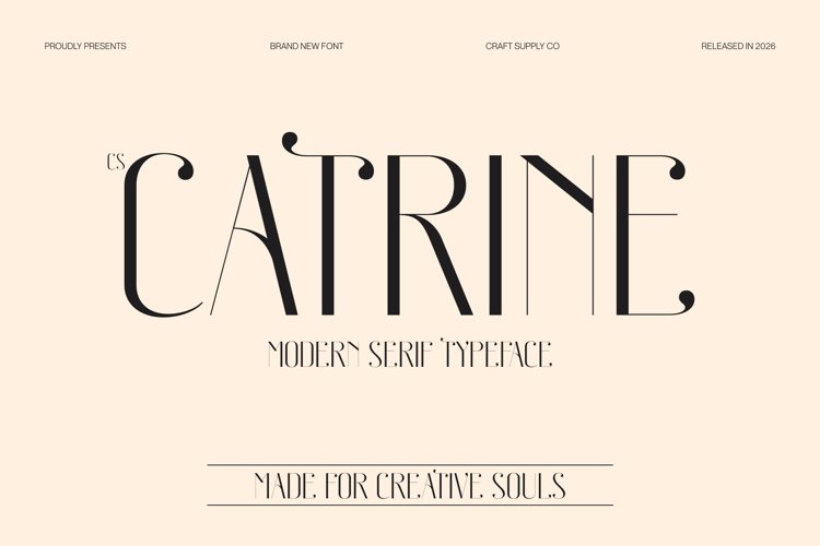 Preview of CS Catrine Font