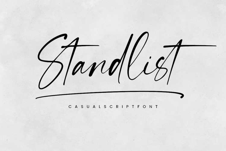 Standlist Font