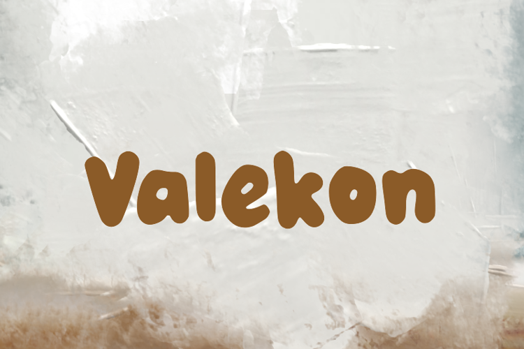 Preview of v Valekon Font
