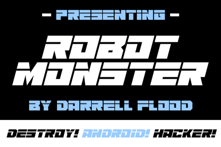 Robot Monster Font