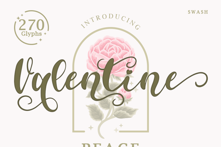 Valentine Peace Font