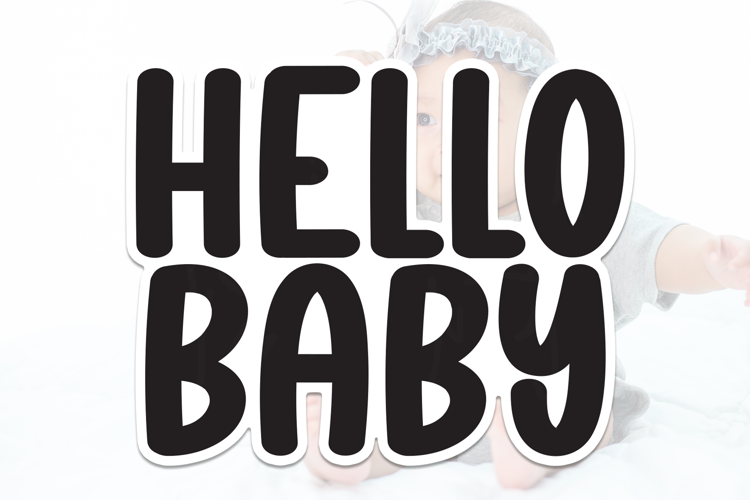 Preview of Hello Baby Font