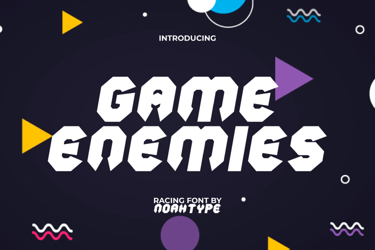 Game Enemies Font