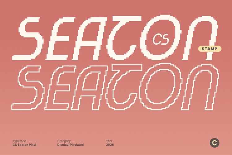 Preview of CS Seaton Pixel Font