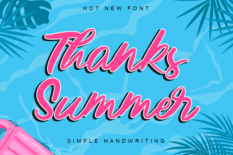 Thanks Summer - Font