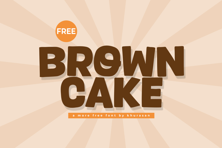 Brown Cake Font