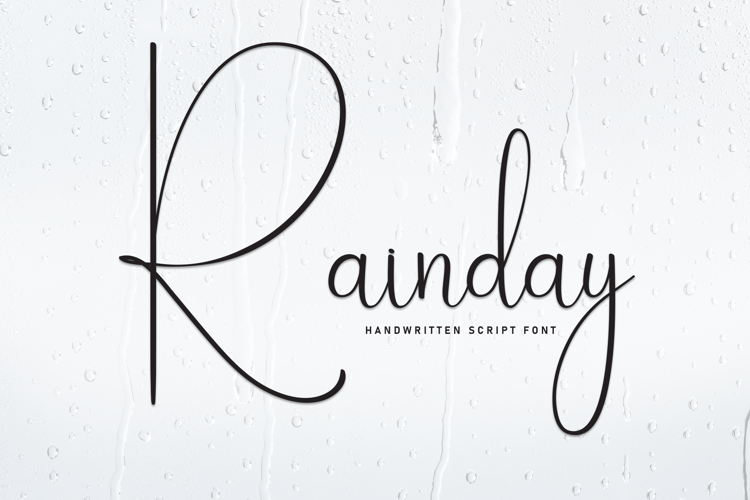 Preview of Rainday Font