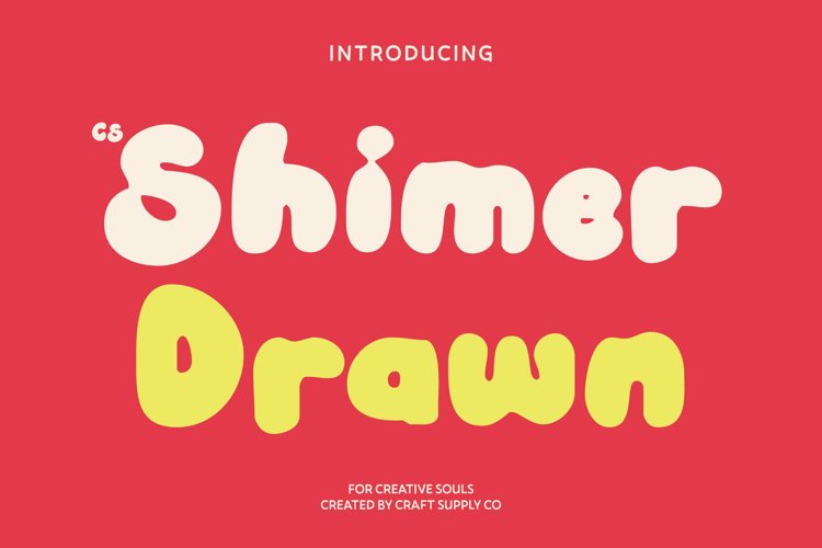 Preview of CS Shimer Drawn Font