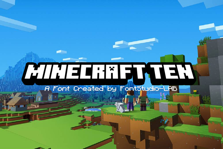 Minecraft Ten Font