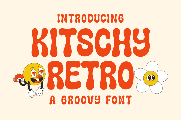Kitschy Retro Font