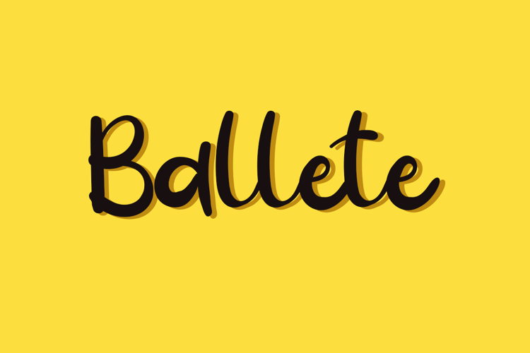 Ballete Font
