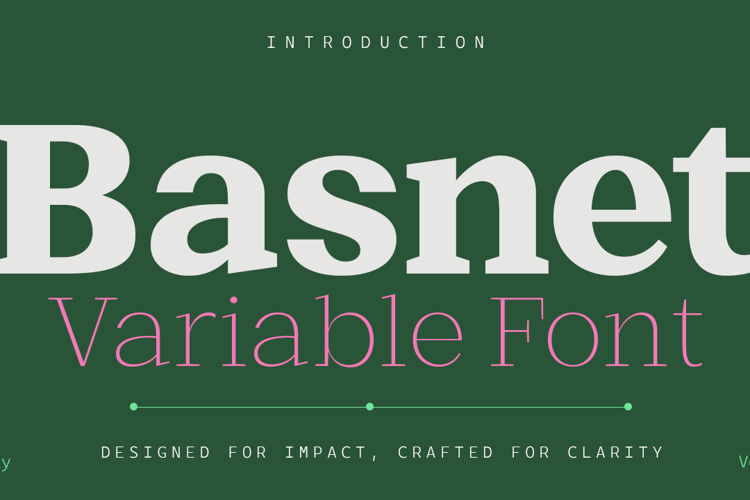 Preview of Basnet Cond Font