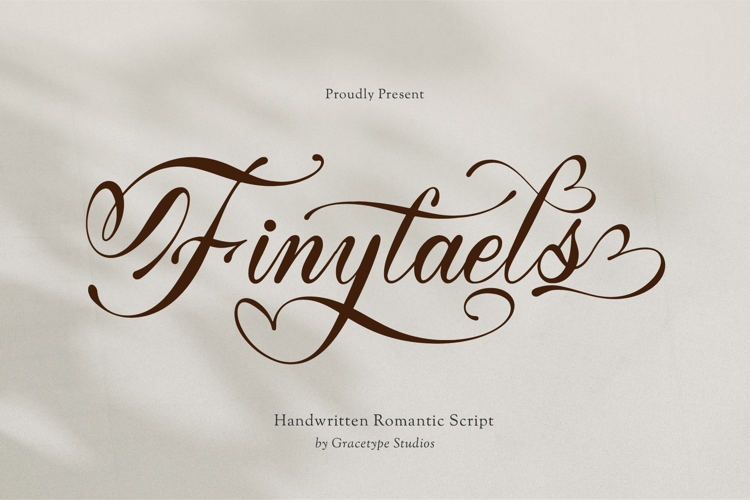 Preview of Finytaels Font