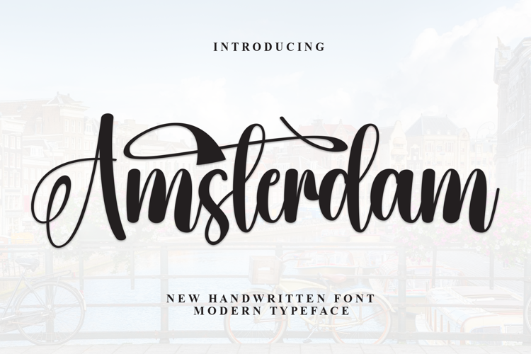 Preview of Amsterdam Font