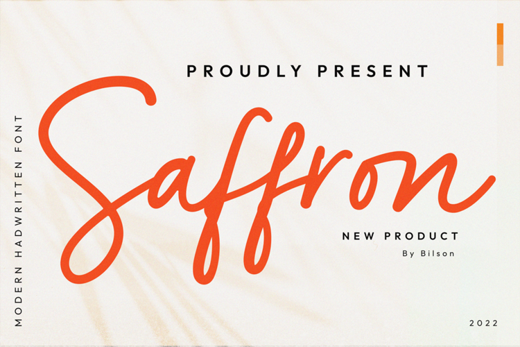 Saffron Font