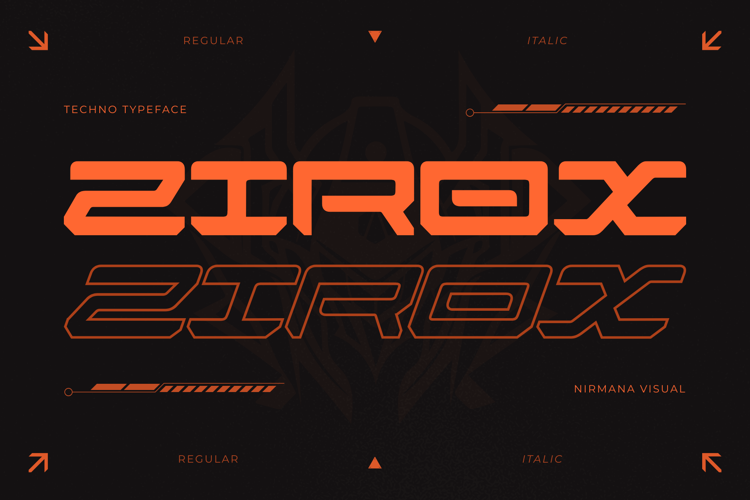 Zirox Cyberpunk Demo Font