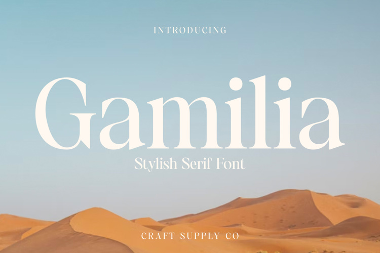 Gamilia Font