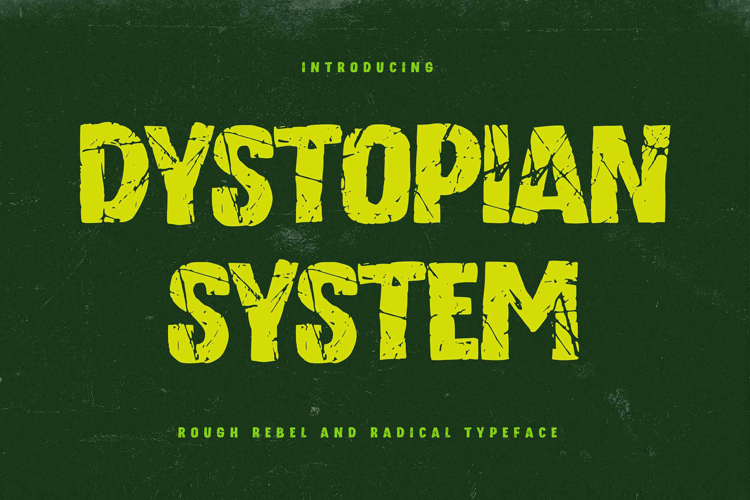 Dystopian System Font