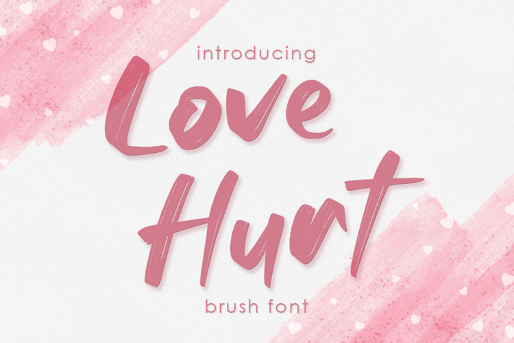 Preview of Love Hurt Font