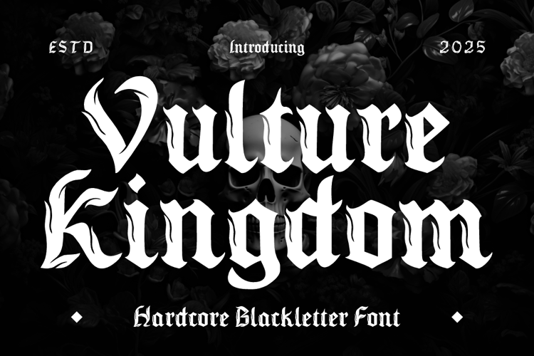 Preview of Vulture Kingdom Font