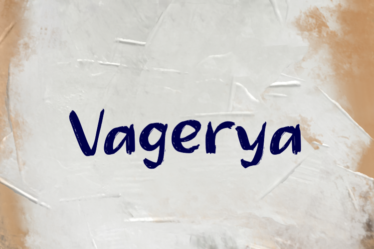 Preview of v Vagerya Font