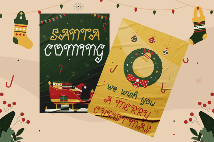 Preview of Snick Twirl Font