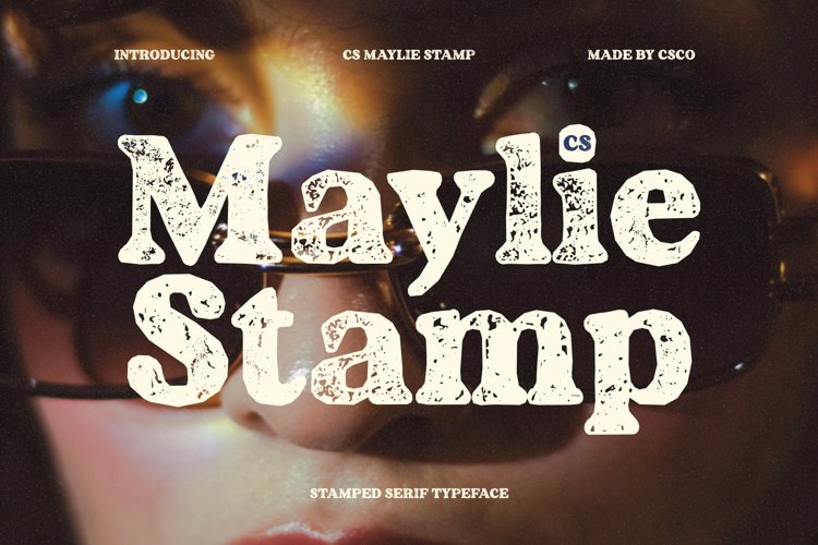 Preview of CS Maylie Stamp Font