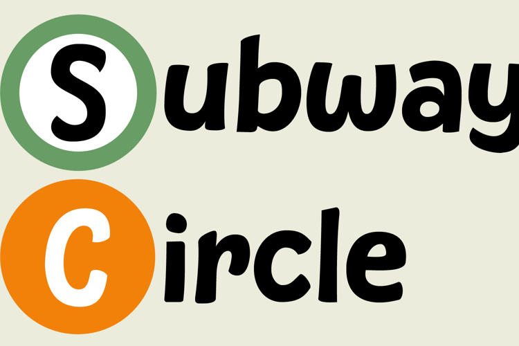 Subway Circle Font