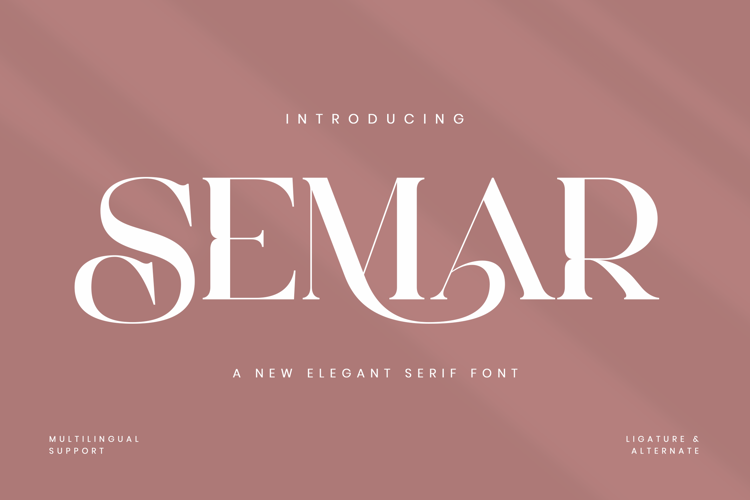 Preview of Semar Font