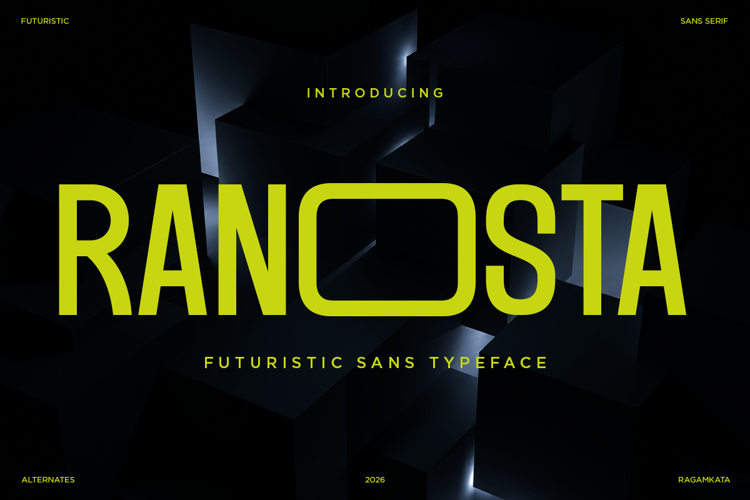Preview of Ranosta Font