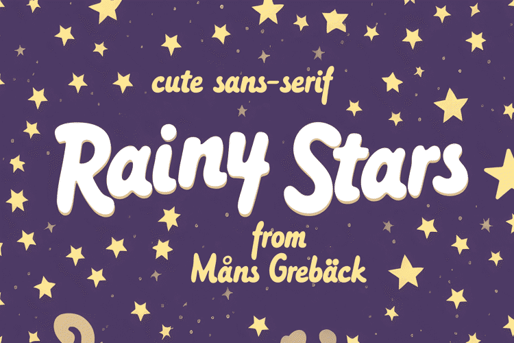Rainy Stars Font