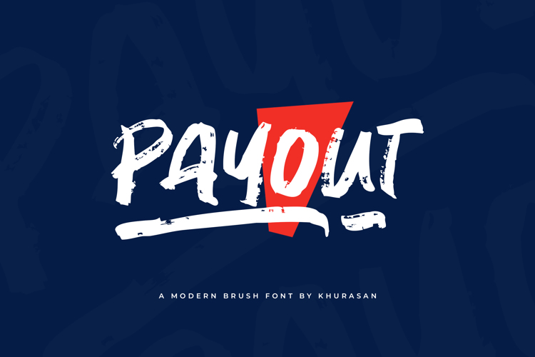 Preview of Payout Font