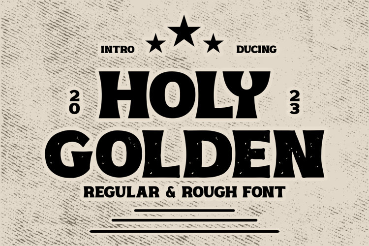 Holy Golden Font