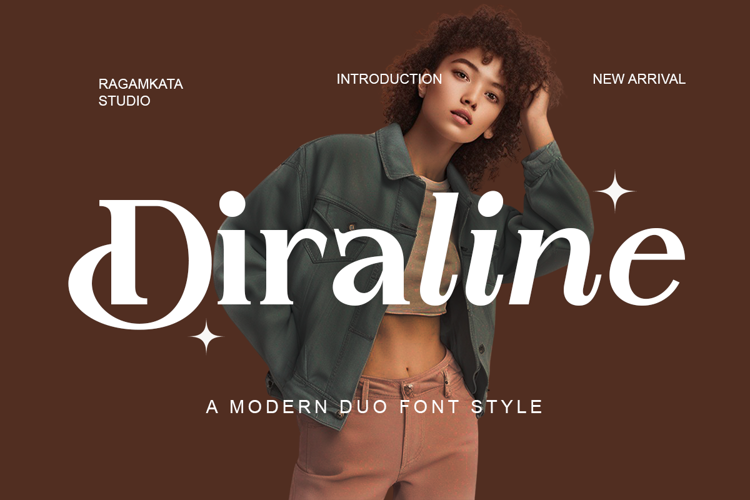 Preview of Diraline Font