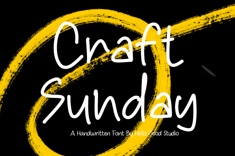 Preview of Craft Sunday Font