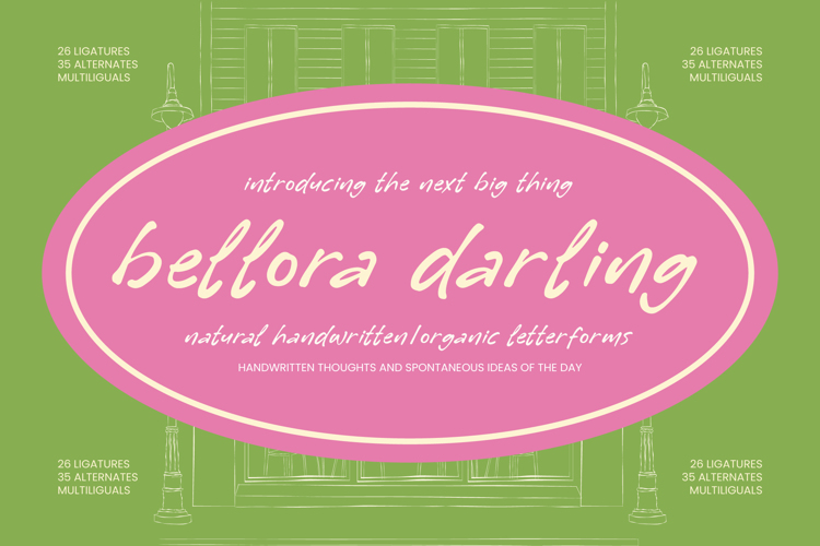 Preview of Bellora Darling Font