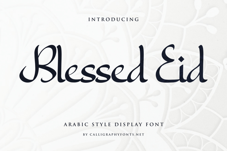 Blessed Eid Font
