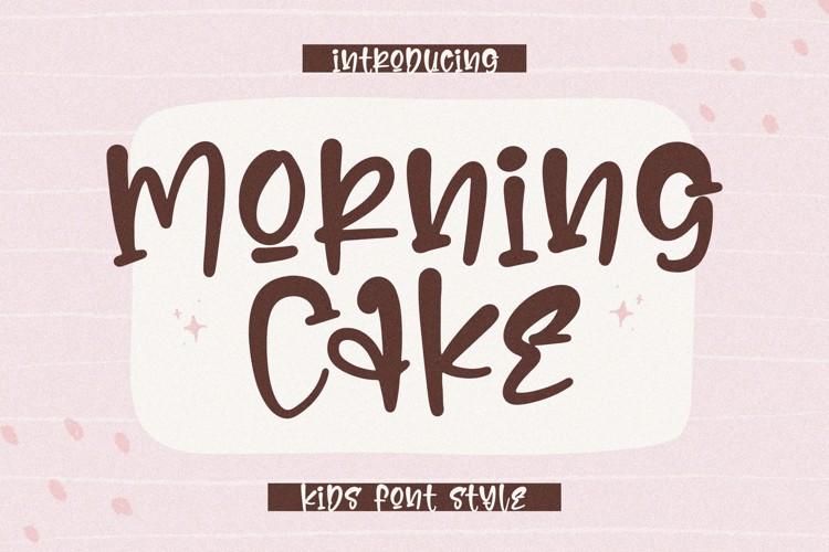 Morning Cake Font