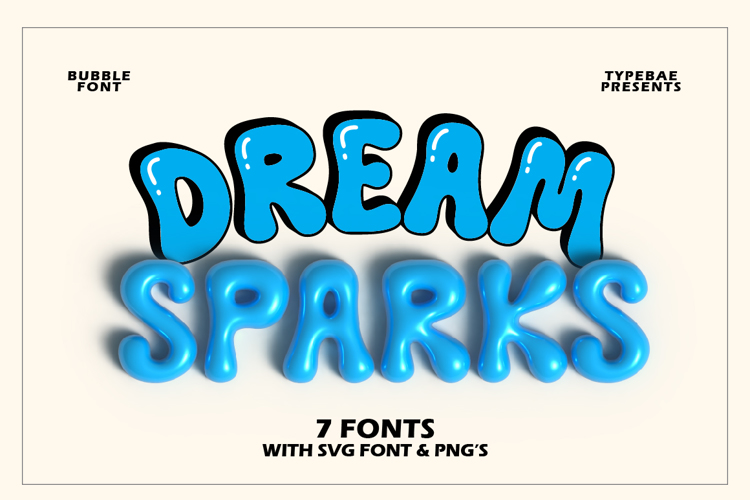 Dream Sparks Shiny Font