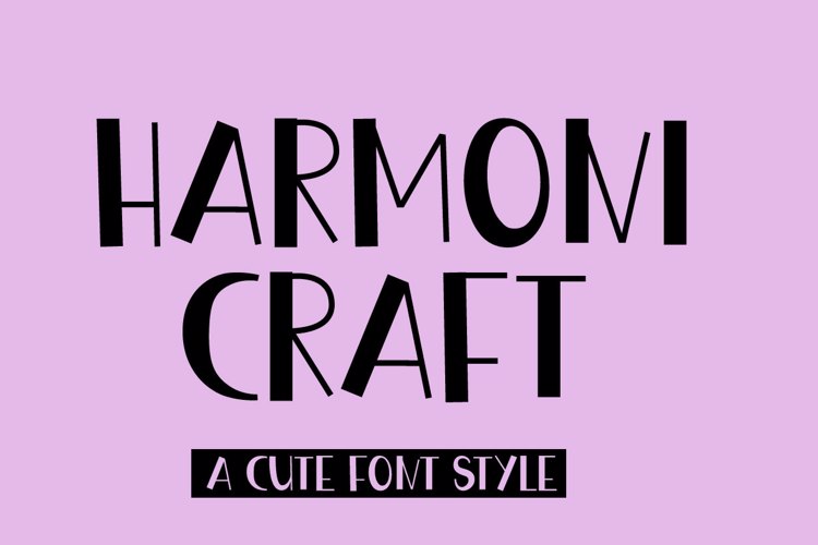 Harmony Craft Font