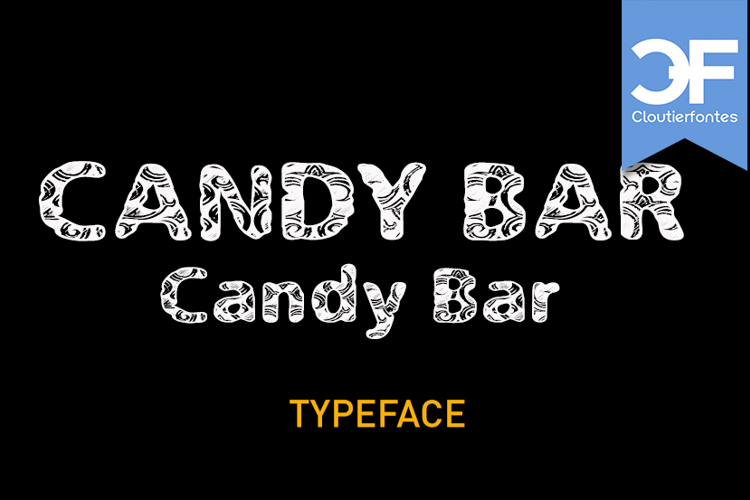 CF Candy Bar PERSO Font