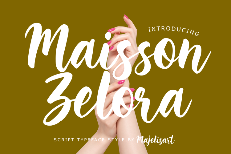 Preview of Maisson Zelora Font