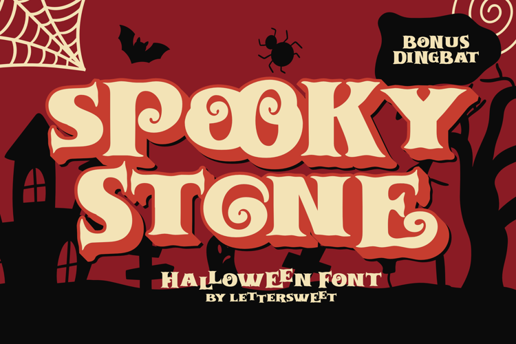 Spooky Stone Font