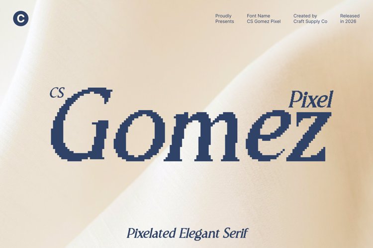 Preview of CS Gomez Pixel Font