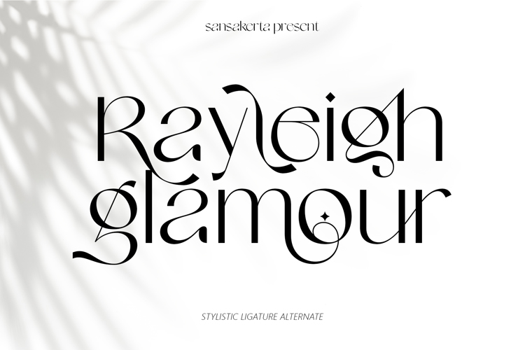 Rayleigh Glamour Font