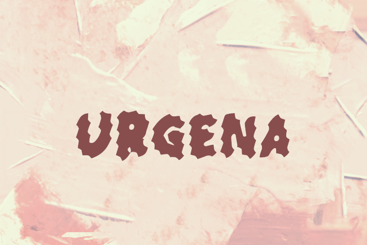 Preview of u Urgena Font