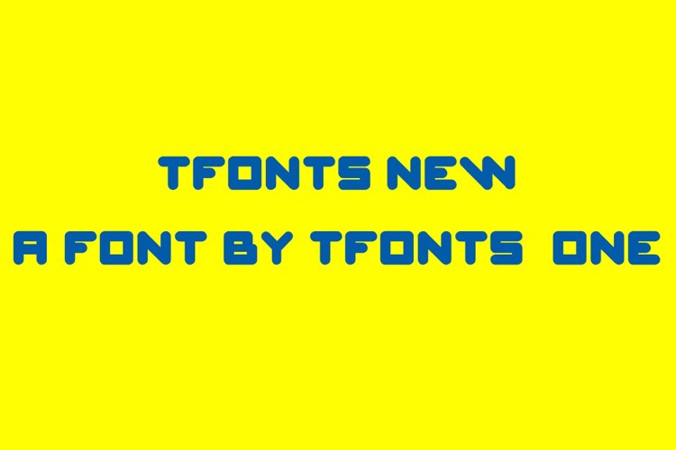 TFonts New Font